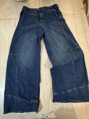 Pilcro Men's Dark Blue Slim Straight Jeans